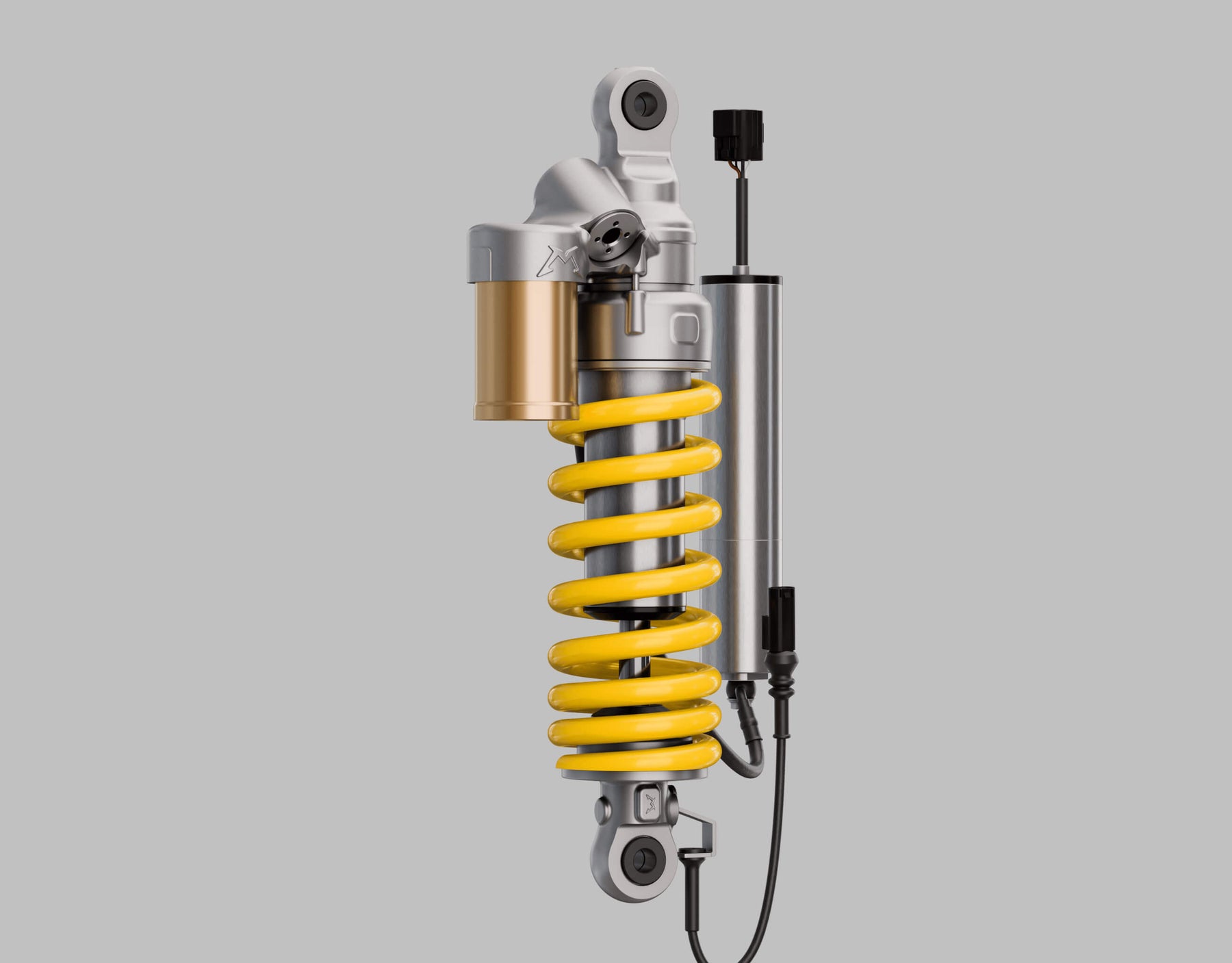 Render of Marzocchi's autoleveling system.
